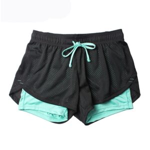 Short Fitness Duplo com Cordão
