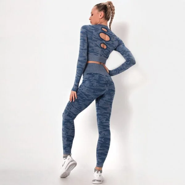 Conjunto Cropped e Legging Tie Dye - Image 2