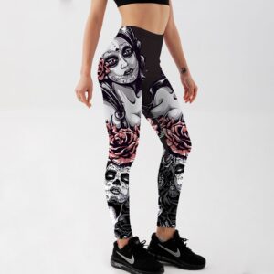 Legging Print Mulher Caveira Mexicana