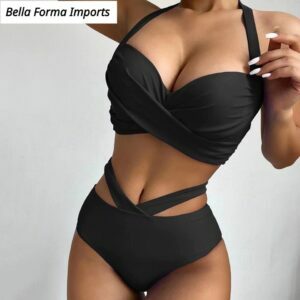 Biquini Push Up Reforçado Cintura Alta