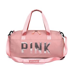 Bolsa Academia Fitness Feminina Lantejoula